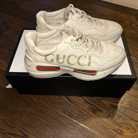 GUCCI RHYTON SNEAKERS - SIZE 38 - Picture 3 of 4
